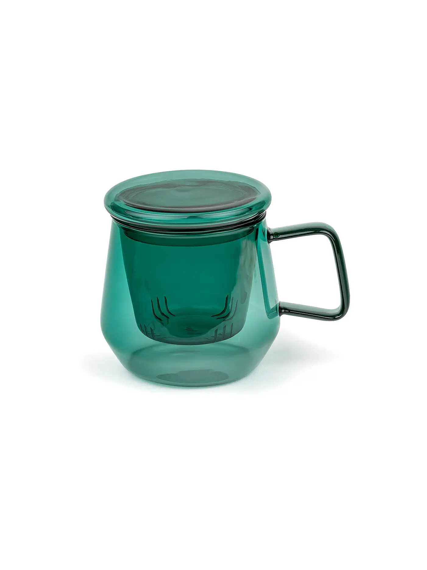 BREDEMEIJER | Teekanne TEA FOR ONE LIVORNO 0,35l Glas Amber | grün